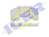 Set placute frana,frana disc IVECO EuroCargo, IVECO EuroTech MT, IVECO EuroStar - ICER 151043