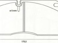 Set placute frana,frana disc IVECO EuroCargo, IVECO Zeta, MERCEDES-BENZ UNIMOG - JURID 2906709560