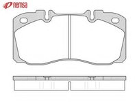 Set placute frana,frana disc IVECO EuroCargo - METZGER JCA 640.00