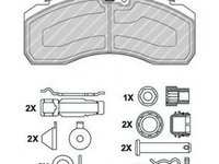 Set placute frana,frana disc IVECO EuroTech MH (1998 - 2016) FERODO FCV4296PTS