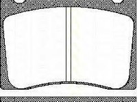 Set placute frana,frana disc JAGUAR XJ limuzina, JAGUAR XJS cupe, JAGUAR XJSC Convertible - TRISCAN 8110 10011