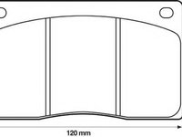 Set placute frana,frana disc JAGUAR XJ limuzina, JAGUAR XJS cupe, JAGUAR XJSC Convertible - JURID 571533D