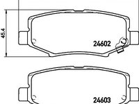 Set placute frana,frana disc JEEP LIBERTY (KK) (2008 - 2020) TEXTAR 2460201