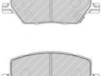 Set placute frana,frana disc JEEP RENEGADE (BU) (2014 - 2016) FERODO FDB4688 piesa NOUA