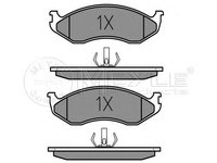 Set placute frana,frana disc JEEP WRANGLER Mk II (TJ), JEEP WAGONEER (XJ), JEEP GRAND CHEROKEE (ZJ) - MEYLE 025 218 2217