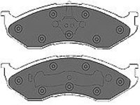 Set placute frana,frana disc JEEP WRANGLER (YJ, SJ_), JEEP WRANGLER Mk II (TJ), JEEP WAGONEER (XJ) - MAPCO 6692