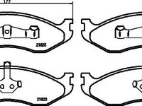 Set placute frana,frana disc JEEP WRANGLER (YJ, SJ_), JEEP WRANGLER Mk II (TJ), JEEP WAGONEER (XJ) - MINTEX MDB1769