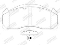 Set placute frana,frana disc JURID 2912509560