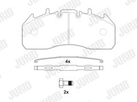 Set placute frana,frana disc JURID 2917409560