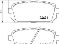 Set placute frana,frana disc KIA CARENS Mk II (FJ), KIA RONDO III (UN) - MINTEX MDB2866