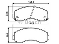 Set placute frana frana disc KIA K2500 D DIESEL - Cod intern: W20276967 - LIVRARE DIN STOC in 24 ore!!!