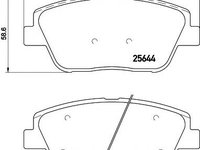 Set placute frana,frana disc KIA K5 - MINTEX MDB3305