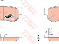 Set placute frana,frana disc KIA MAGENTIS (MG) (2005 - 2020) TRW GDB3284