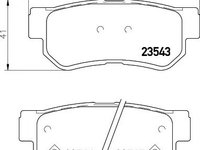 Set placute frana,frana disc KIA MAGENTIS (MG) (2005 - 2016) HELLA PAGID 8DB 355 009-971 piesa NOUA