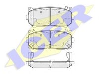 Set placute frana,frana disc KIA MENTOR limuzina (FA), KIA CREDOS (K9A), KIA MENTOR (FA) - ICER 181669