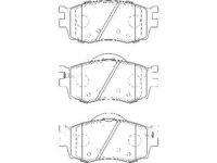 Set placute frana,frana disc KIA PRIDE (DA), KIA RIO II limuzina (JB), KIA RIO II (JB) - WAGNER WBP24317A