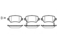 Set placute frana,frana disc KIA SOUL (AM) (2009 - 2013) REMSA 0957.02 piesa NOUA