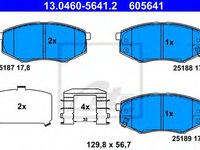 Set placute frana,frana disc KIA SOUL II (PS) (2014 - 2016) ATE 13.0460-5641.2 piesa NOUA