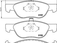 Set placute frana,frana disc LANCIA DEDRA (835), LANCIA DELTA Mk II (836), ALFA ROMEO 145 (930) - MINTEX MDB1734