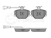 Set placute frana,frana disc LANCIA DEDRA (835), FIAT TEMPRA (159), FIAT TIPO (160) - MEYLE 025 211 0016/W