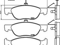 Set placute frana,frana disc LANCIA DEDRA (835), LANCIA DELTA Mk II (836), ALFA ROMEO 145 (930) - HELLA PAGID 8DB 355 007-901