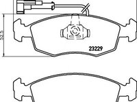 Set placute frana,frana disc LANCIA DEDRA (835), LANCIA DEDRA SW (835) - TEXTAR 2322901