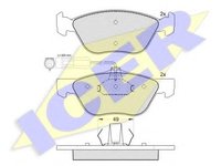 Set placute frana,frana disc LANCIA DELTA Mk II (836), ALFA ROMEO 145 (930), ALFA ROMEO 146 (930) - ICER 181125