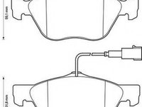 Set placute frana,frana disc LANCIA KAPPA (838A), LANCIA DEDRA (835), LANCIA DELTA Mk II (836) - JURID 571951J