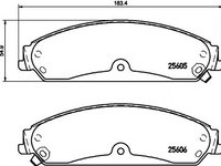 Set placute frana,frana disc LANCIA THEMA (LX) - HELLA PAGID 8DB 355 020-541