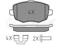 Set placute frana,frana disc LANCIA YPSILON (843) - MEYLE 025 240 7316