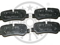 Set placute frana,frana disc LAND ROVER LR3 III (TAA), LAND ROVER RANGE ROVER SPORT (LS) - OPTIMAL 12230