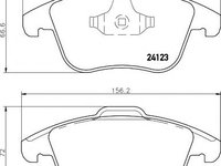 Set placute frana,frana disc LAND ROVER RANGE ROVER EVOQUE (LV) - TEXTAR 2412305