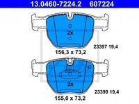 Set placute frana,frana disc LAND ROVER RANGE ROVER III (LM) (2002 - 2012) ATE 13.0460-7224.2 piesa NOUA