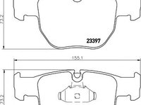 Set placute frana,frana disc LAND ROVER RANGE ROVER Mk III (LM) - MINTEX MDB2227