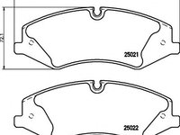 Set placute frana,frana disc LAND ROVER RANGE ROVER Mk III (LM) - HELLA PAGID 8DB 355 015-081