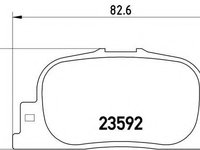 Set placute frana,frana disc LEXUS ES (MCV_, VZV_) (1996 - 2008) BREMBO P 83 063 piesa NOUA