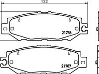 Set placute frana,frana disc LEXUS LS limuzina (UCF10), LEXUS LS limuzina (UCF20), TOYOTA GRANVIA (_H2_, _H1_) - MINTEX MDB1841