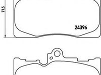 Set placute frana,frana disc LEXUS RC (AVC1, GSC1, USC1) (2014 - 2016) BREMBO P 83 072 piesa NOUA