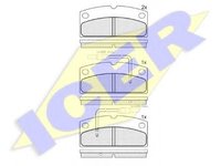 Set placute frana,frana disc LIGIER BE UP, LIGIER NOVA, LIGIER AMBRA - ICER 182133