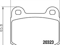 Set placute frana,frana disc LOTUS ELISE, OPEL SPEEDSTER, LOTUS ELISE 340 R - MINTEX MDB1890