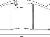 Set placute frana,frana disc MAN NG, MAN NL, MAN NM - STOP 2903004940