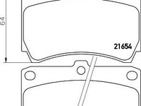 Set placute frana,frana disc MAZDA 121 Mk II (DB), MAZDA FAMILIA V (BA), MAZDA FAMILIA V (BA) - MINTEX MDB1530