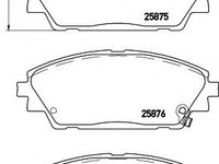 Set placute frana,frana disc MAZDA 3 (BM) (2013 - 2016) BREMBO P 49 050