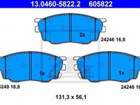 Set placute frana,frana disc MAZDA 6 (GG) (2002 - 2008) ATE 13.0460-5822.2 piesa NOUA