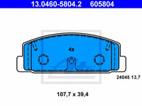 Set placute frana,frana disc MAZDA 6 Station Wagon (GY) (2002 - 2007) ATE 13.0460-5804.2