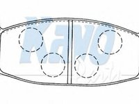 Set placute frana,frana disc MAZDA 626 (CB) - KAVO PARTS BP-4561