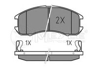 Set placute frana,frana disc MAZDA 626 Mk III cupe (GD), MAZDA 626 Mk III combi (GV), MAZDA 626 Mk III (GD) - MEYLE 025 213 7815/W