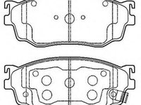 Set placute frana,frana disc MAZDA 626 Mk V (GF), MAZDA 626 Mk V hatchback (GF), MAZDA 626 Mk V combi (GW) - JURID 572444J