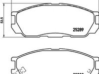 Set placute frana,frana disc MAZDA 929 V limuzina (HE), MAZDA 929 IV (HD) - MINTEX MDB3219