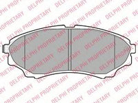 Set placute frana,frana disc MAZDA BT-50 (CD, UN) (2006 - 2020) DELPHI LP2036